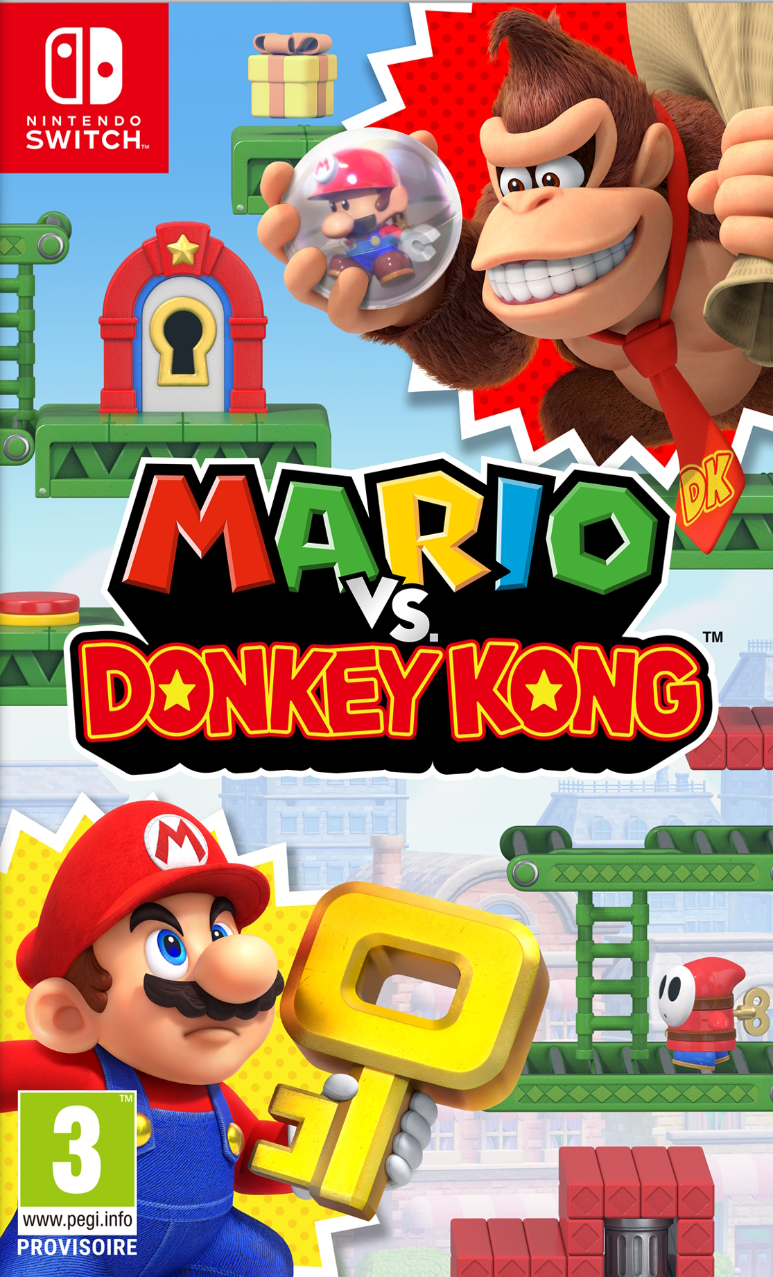 jaquette reduite de Mario vs. Donkey Kong (Remake) sur Switch