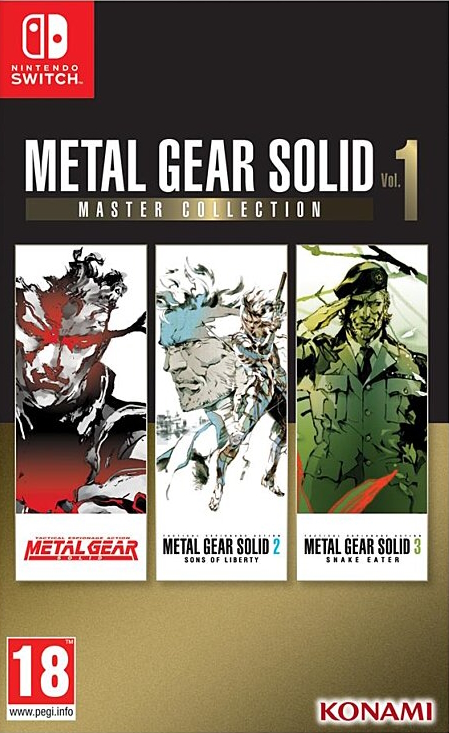 jaquette de Metal Gear Solid Master Collection Vol. 1 sur Switch