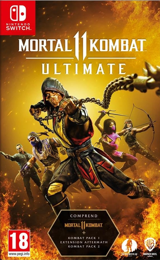 jaquette reduite de Mortal Kombat 11 Ultimate sur Switch