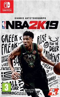 jaquette reduite de NBA 2K19 sur Switch