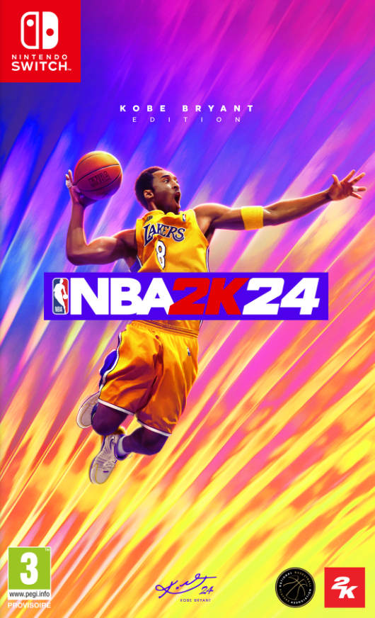 jaquette reduite de NBA 2K24 sur Switch