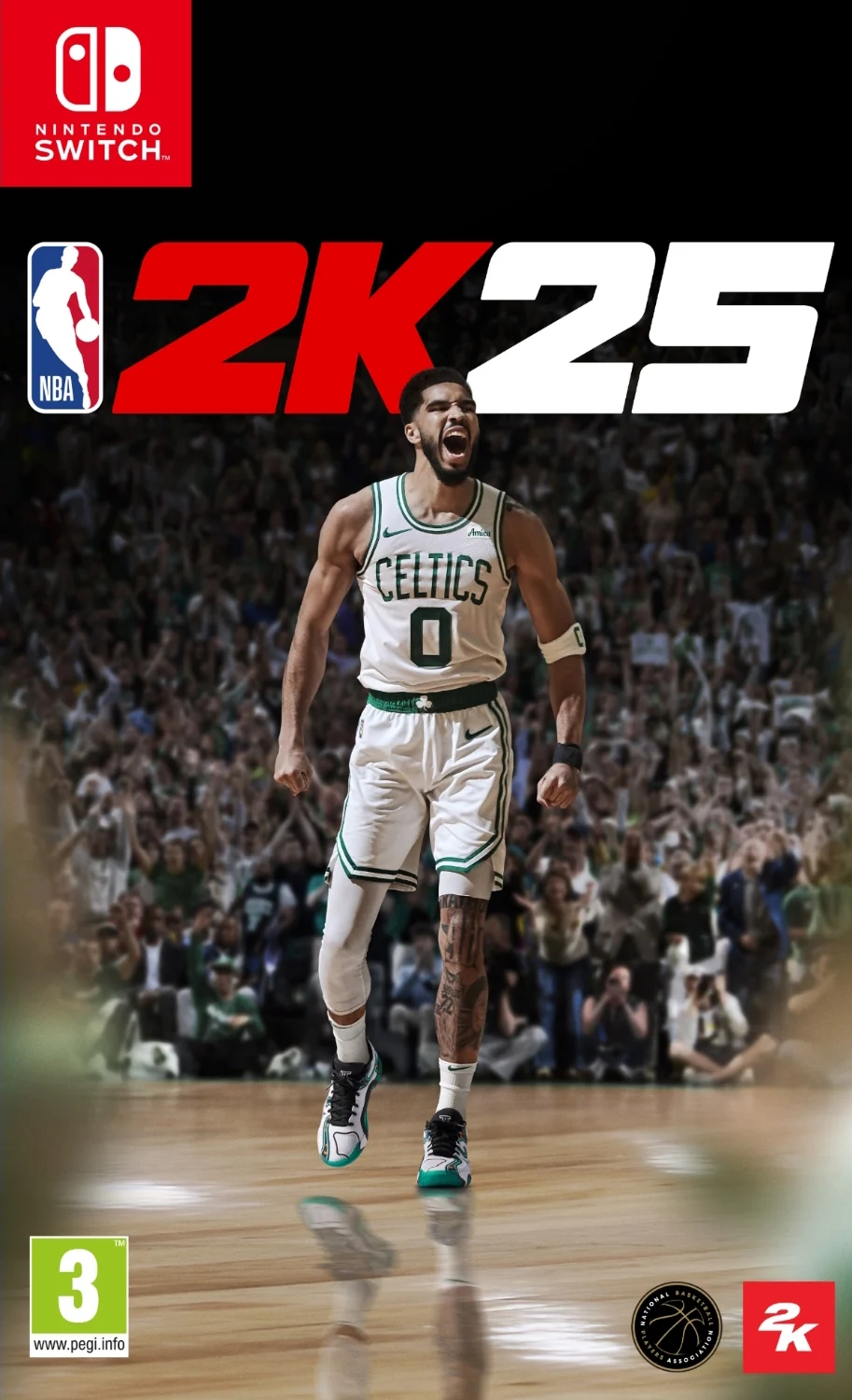 jaquette reduite de NBA 2K25 sur Switch