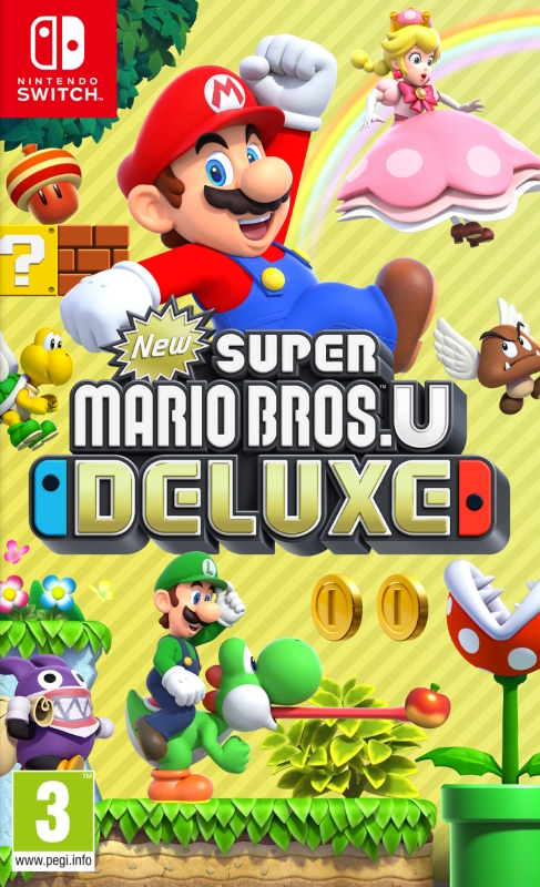 jaquette reduite de New Super Mario Bros. U Deluxe sur Switch