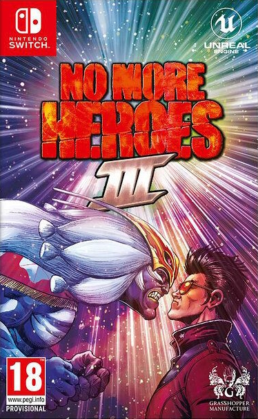 jaquette reduite de No More Heroes 3 sur Switch