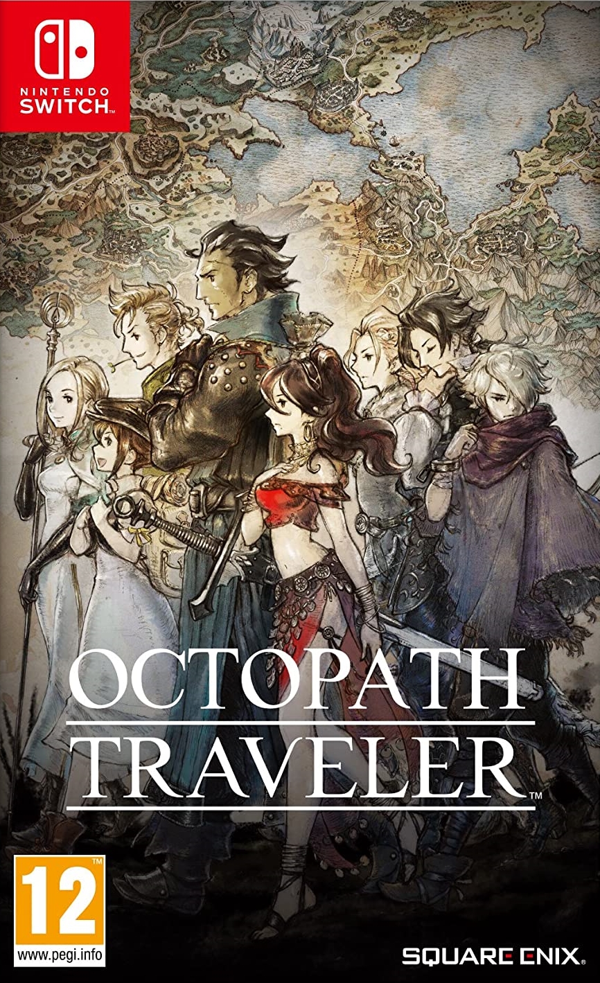 jaquette reduite de Octopath Traveler sur Switch