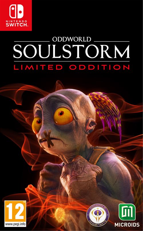 jaquette reduite de Oddworld: Soulstorm sur Switch