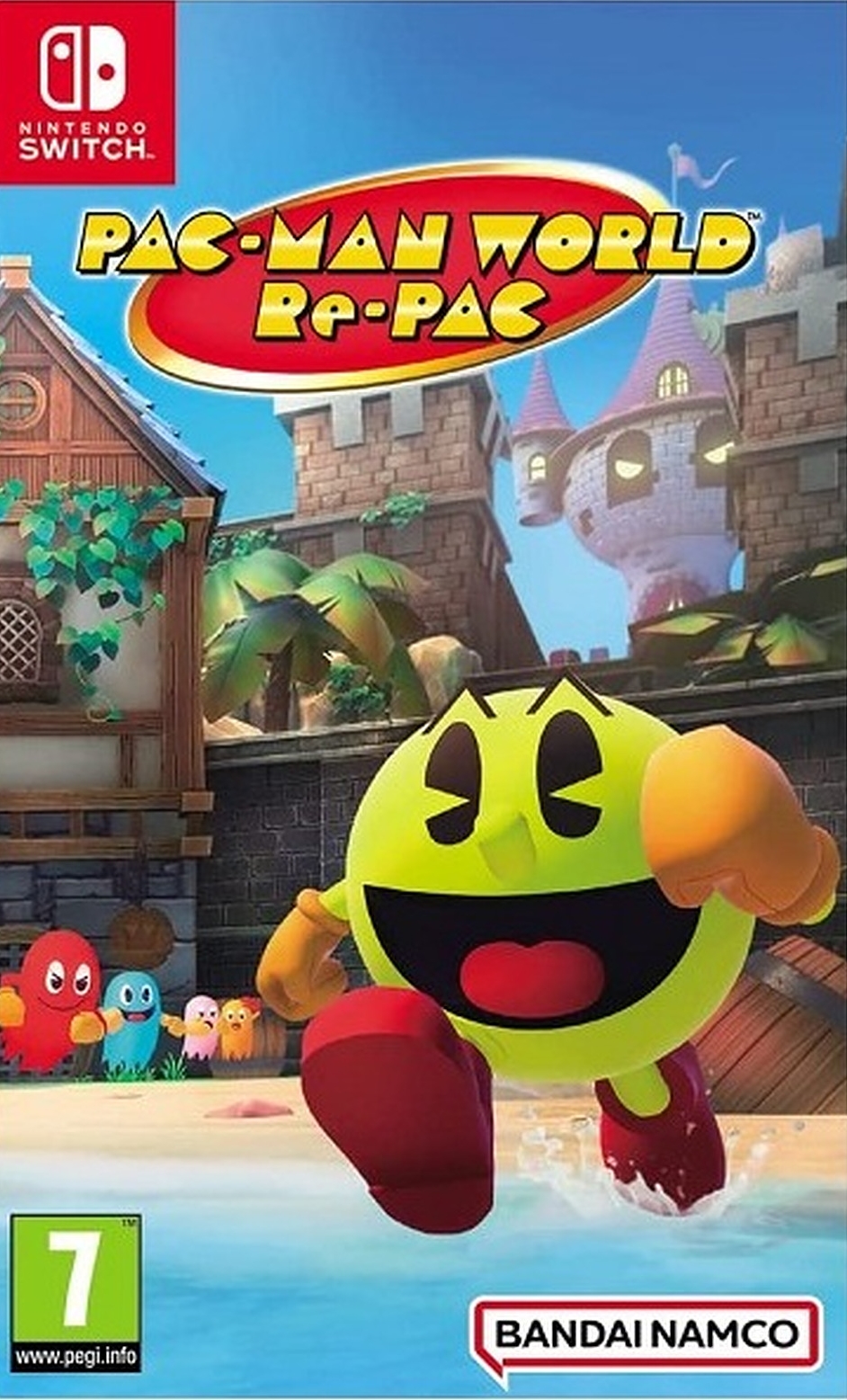 jaquette reduite de Pac-Man World Re-Pac sur Switch