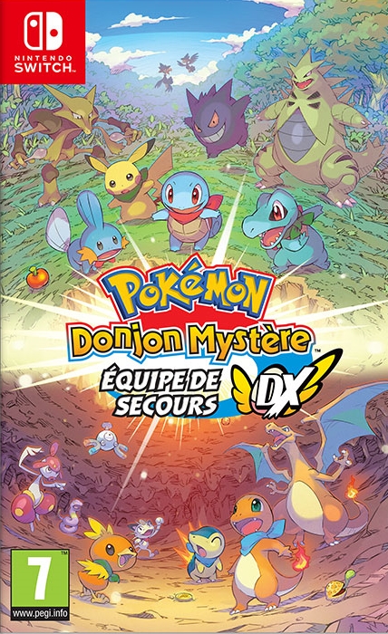 jaquette de Pokémon Donjon Mystère: Équipe de Secours DX sur Switch