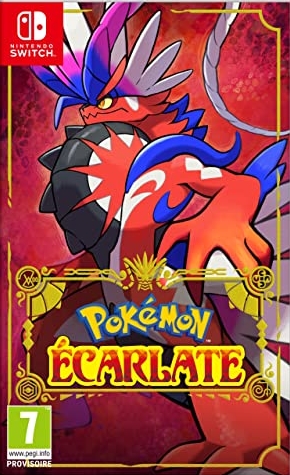 jaquette de Pokémon Écarlate sur Switch