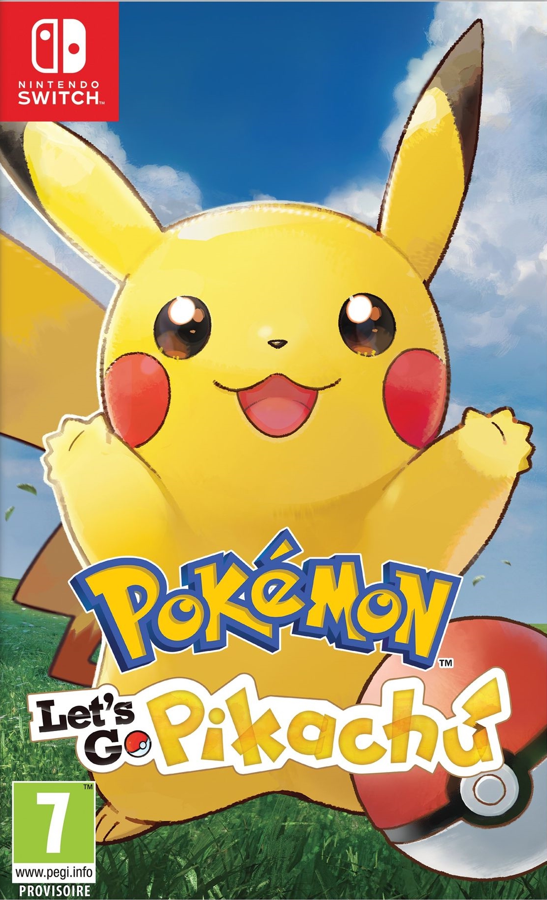 jaquette reduite de Pokémon: Let's Go, Pikachu sur Switch