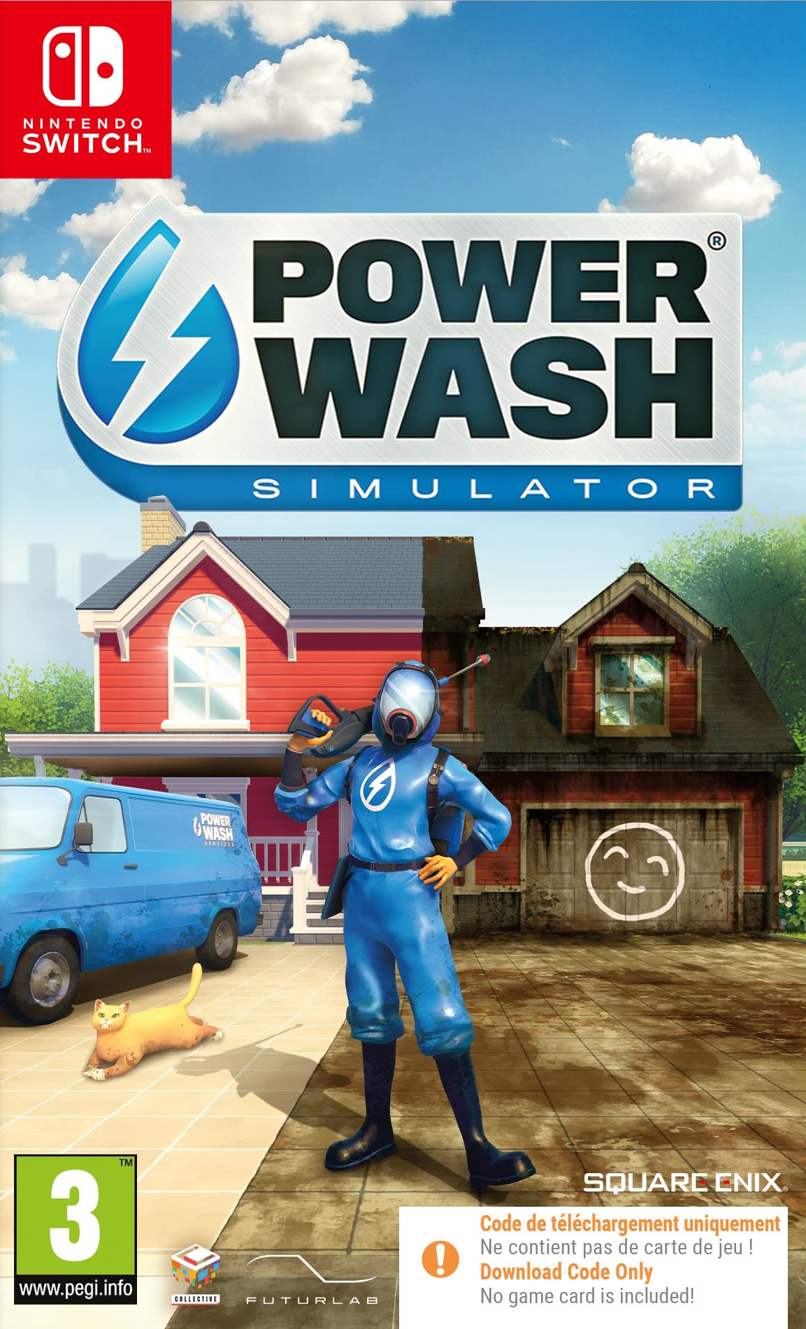 jaquette de PowerWash Simulator sur Switch