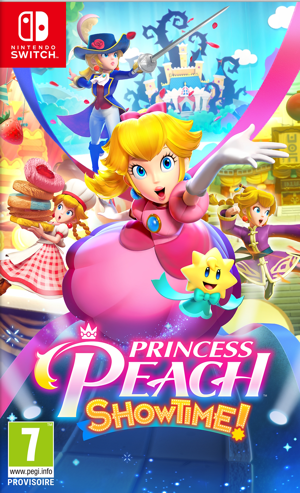 jaquette reduite de Princess Peach: Showtime ! sur Switch