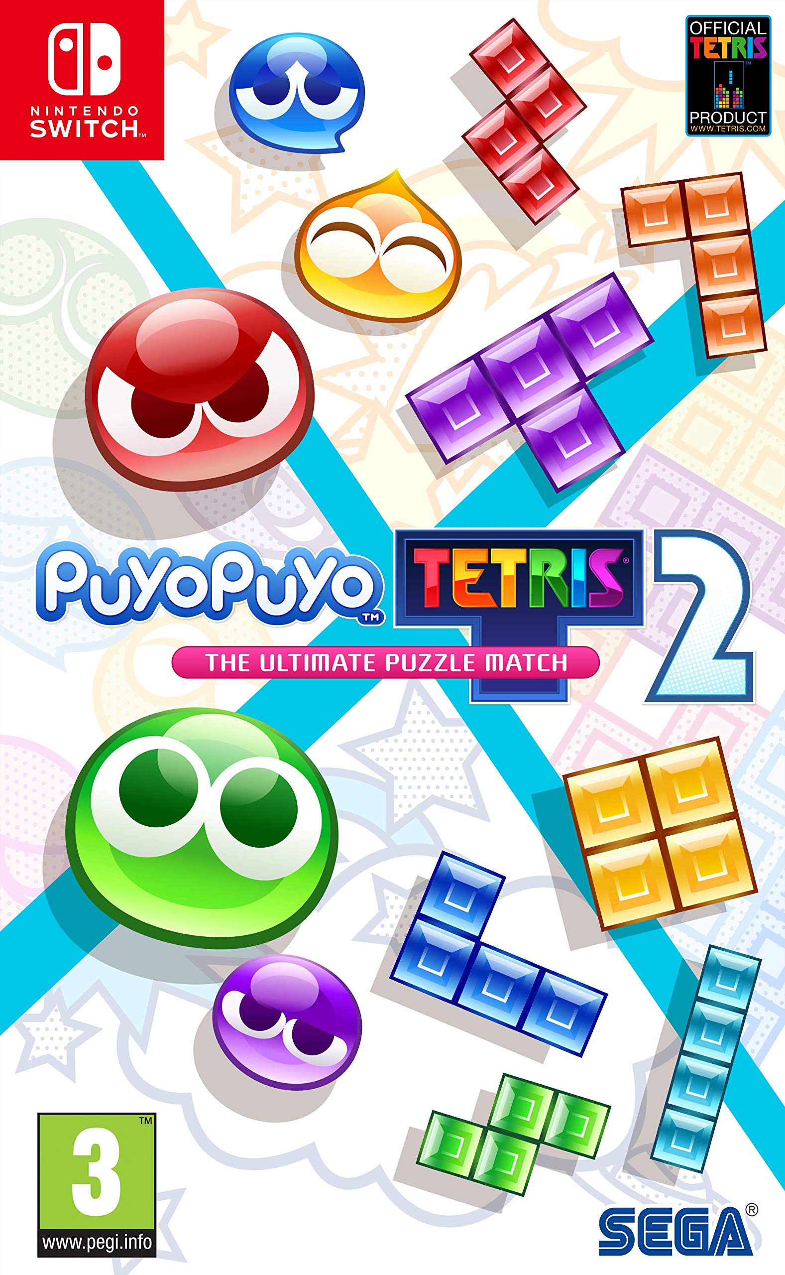jaquette reduite de Puyo Puyo Tetris 2 sur Switch