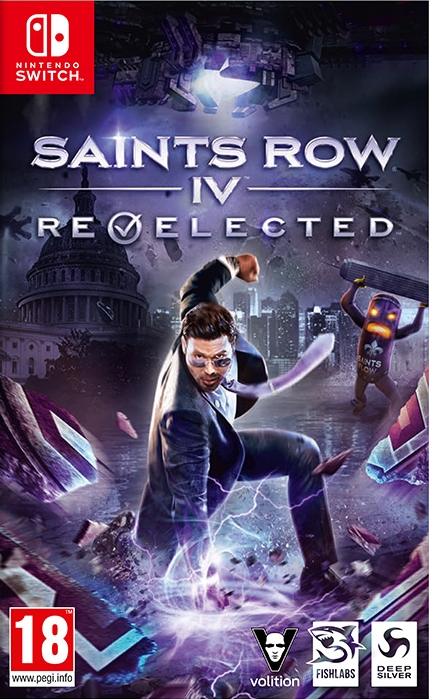 jaquette reduite de Saints Row IV: Re-Elected sur Switch