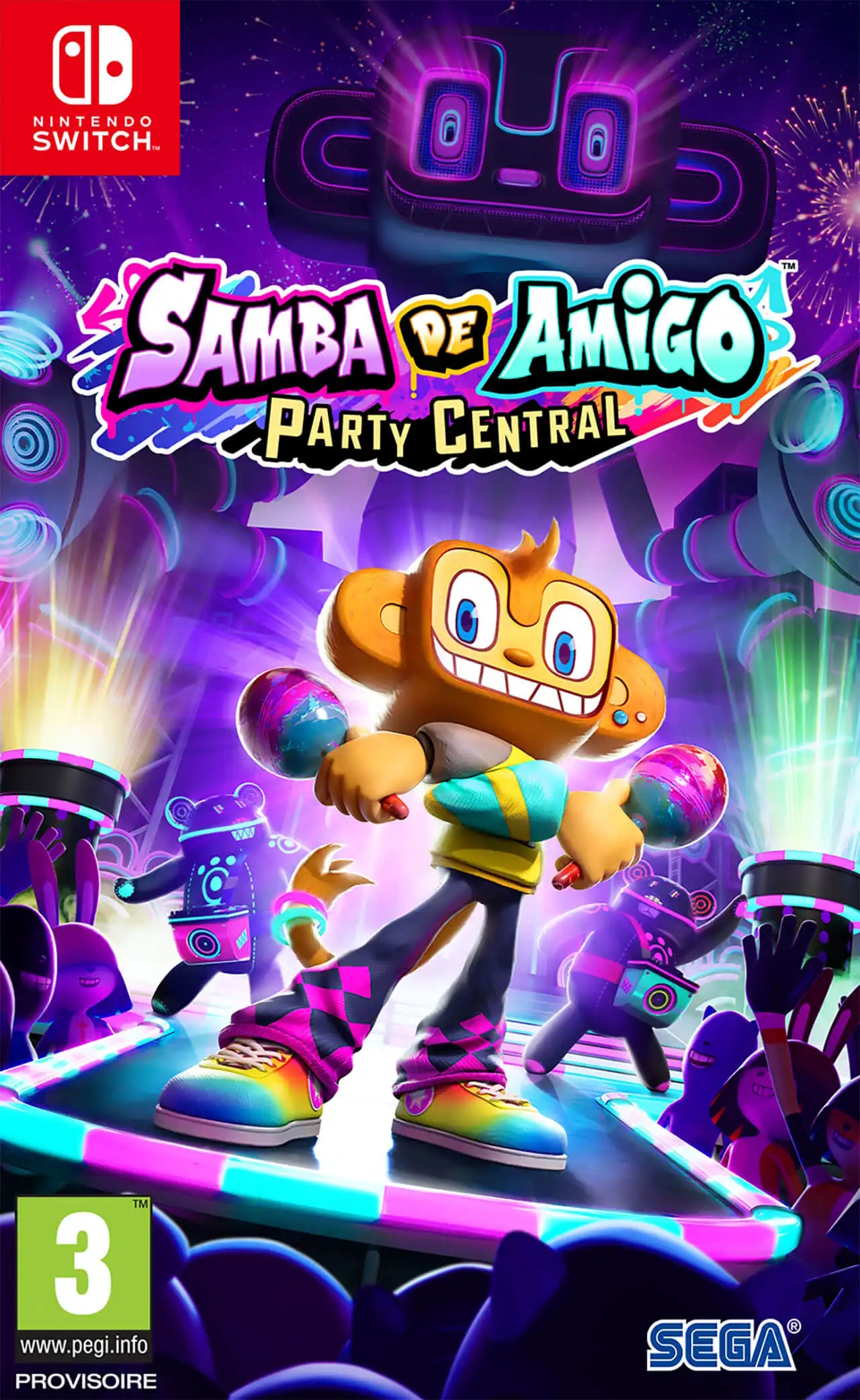 jaquette de Samba de Amigo: Party Central sur Switch