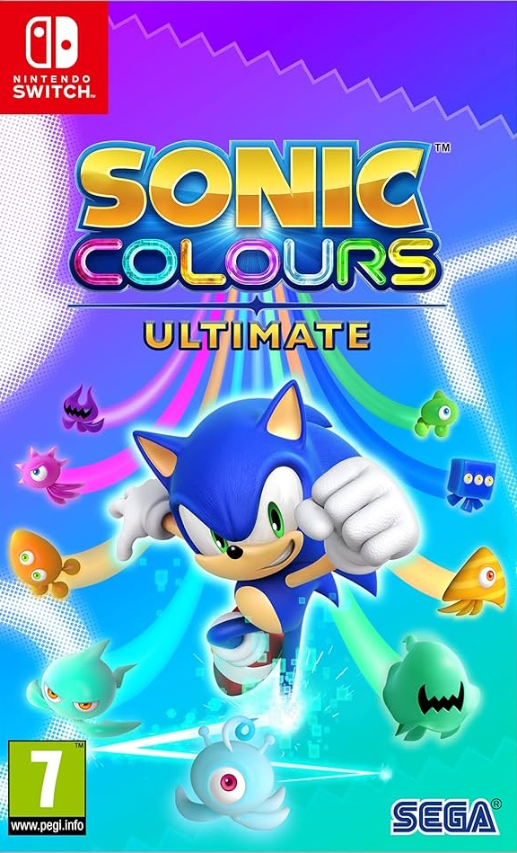 jaquette reduite de Sonic Colors Ultimate sur Switch