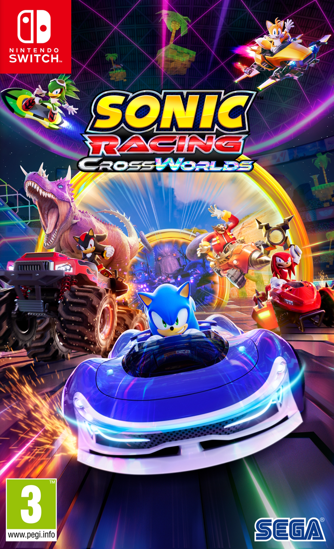 jaquette de Sonic Racing: CrossWorlds sur Switch