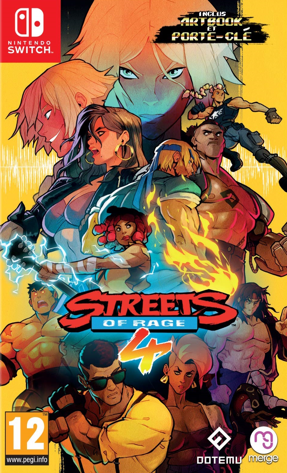 jaquette de Streets of Rage 4 sur Switch