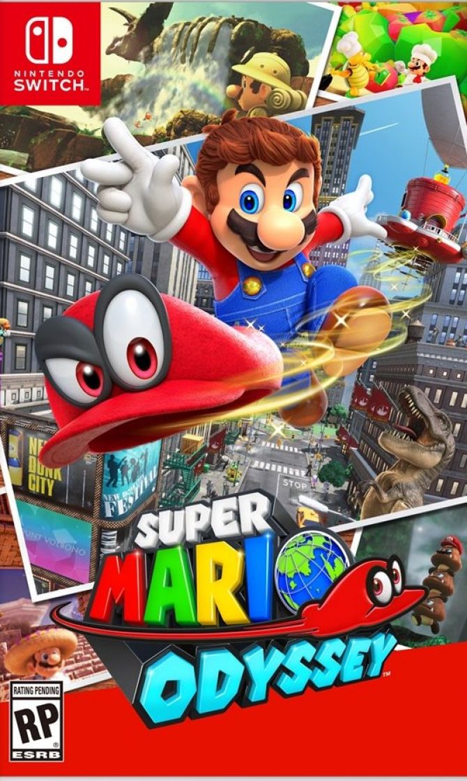 jaquette de Super Mario Odyssey sur Switch