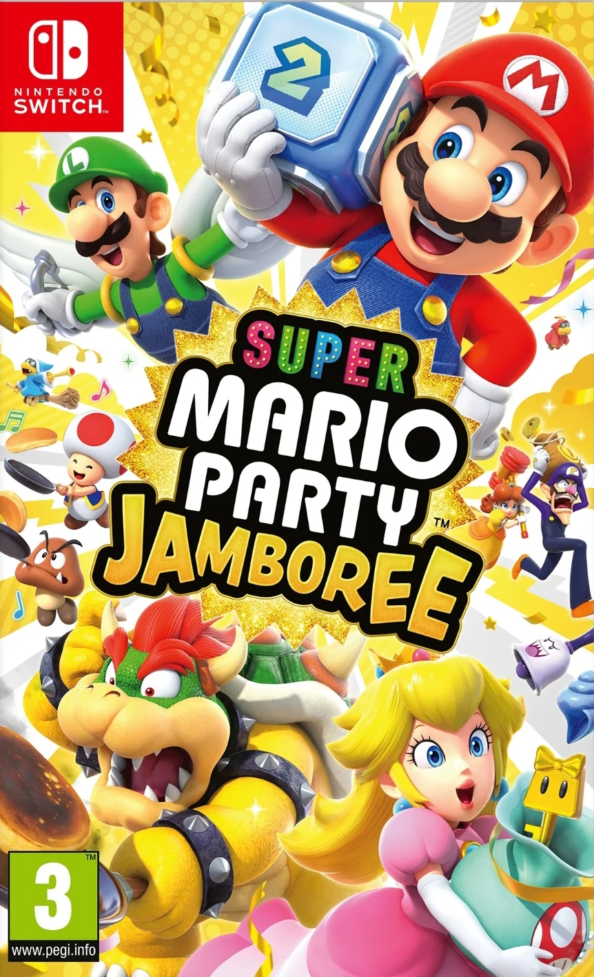 jaquette reduite de Super Mario Party Jamboree sur Switch