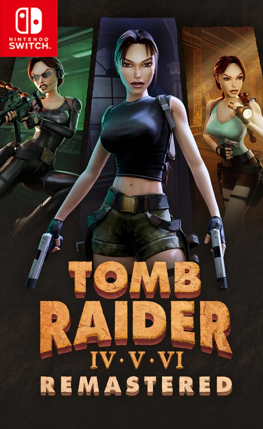 jaquette de Tomb Raider IV-VI Remastered sur Switch