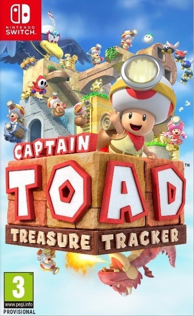 jaquette reduite de Captain Toad: Treasure Tracker sur Switch