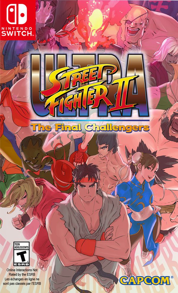 jaquette reduite de Ultra Street Fighter II: The Final Challengers sur Switch