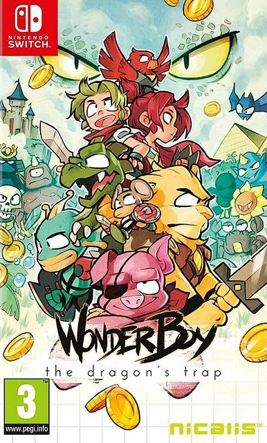 jaquette reduite de Wonder Boy: The Dragon's Trap sur Switch