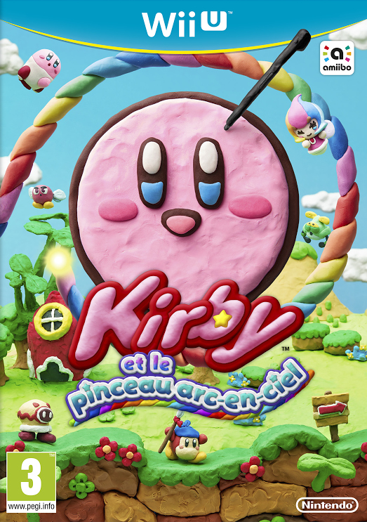 jaquette de Kirby Et Le Pinceau Arc-En-Ciel sur Wii U