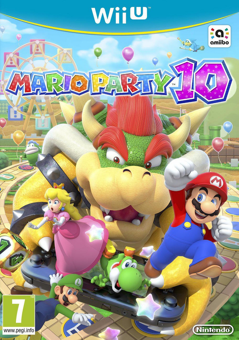 jaquette de Mario Party 10 sur Wii U