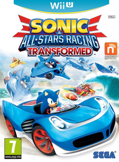 jaquette reduite de Sonic & All-Stars Racing Transformed sur Wii U