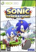 jaquette reduite de Sonic: Generations sur Xbox 360