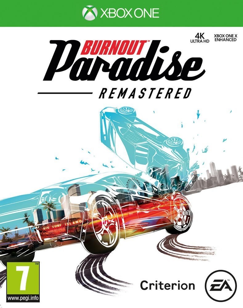 jaquette reduite de Burnout Paradise Remastered sur Xbox One