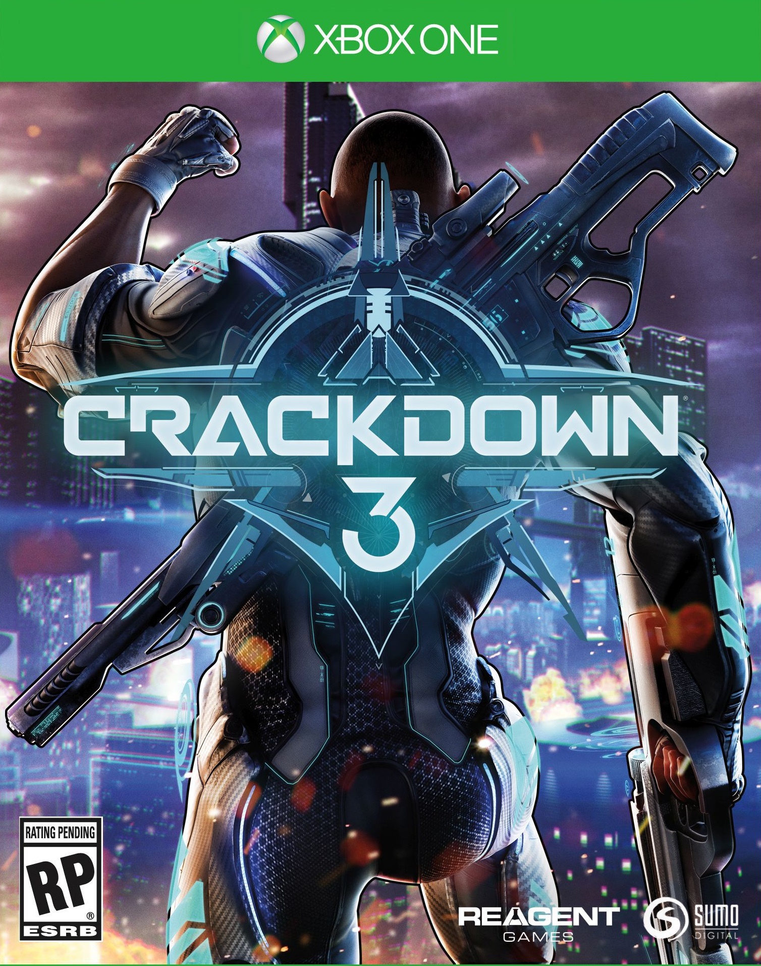jaquette reduite de Crackdown 3 sur Xbox One