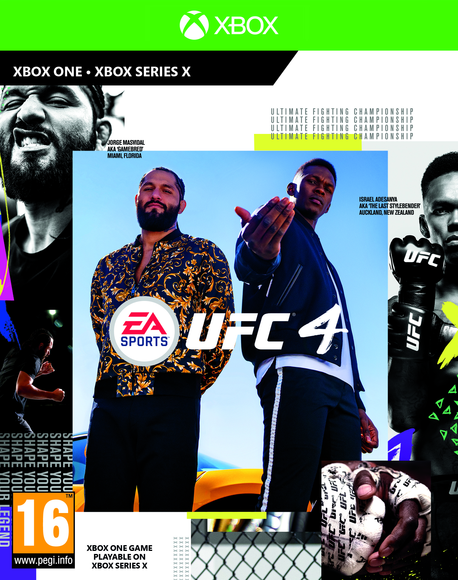 jaquette reduite de EA Sports UFC 4 sur Xbox One