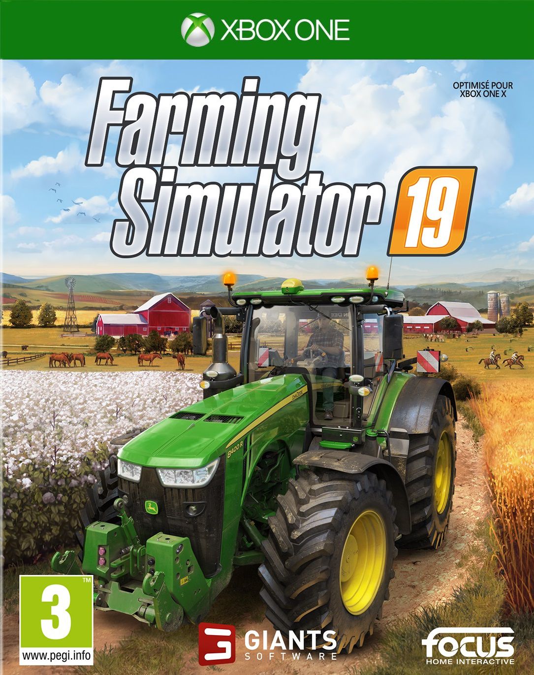 jaquette de Farming Simulator 19 sur Xbox One