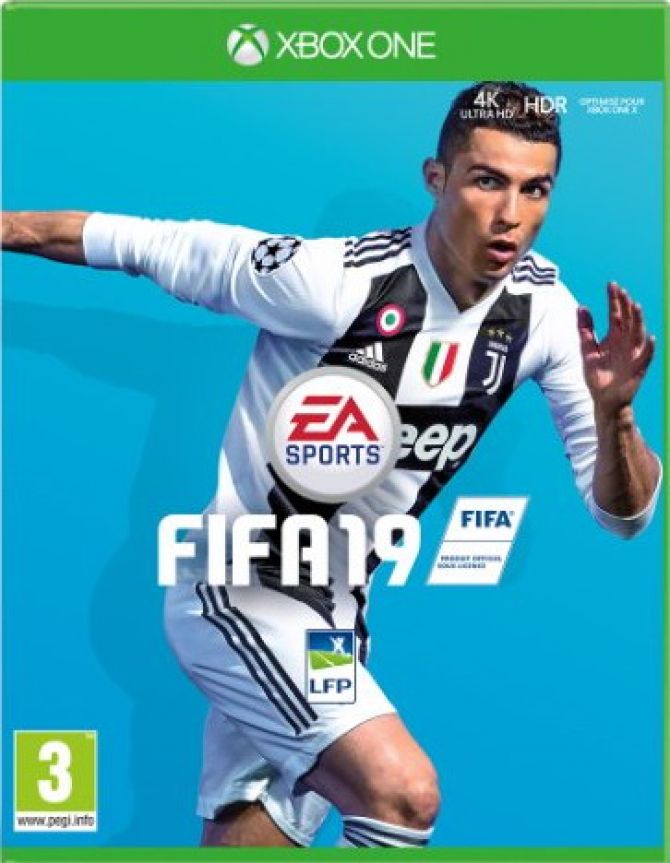 jaquette reduite de FIFA 19 sur Xbox One