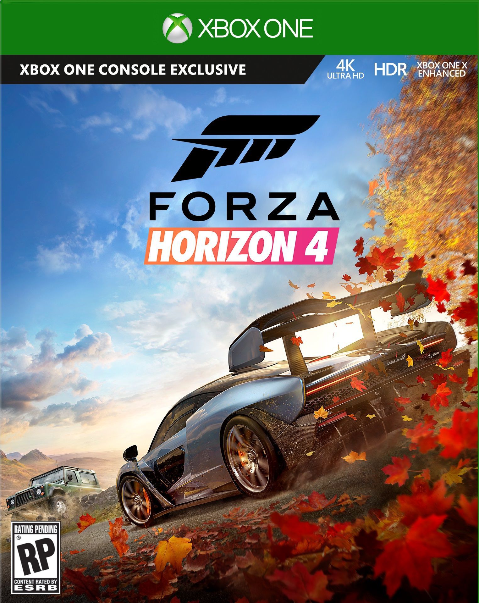 jaquette reduite de Forza Horizon 4 sur Xbox One