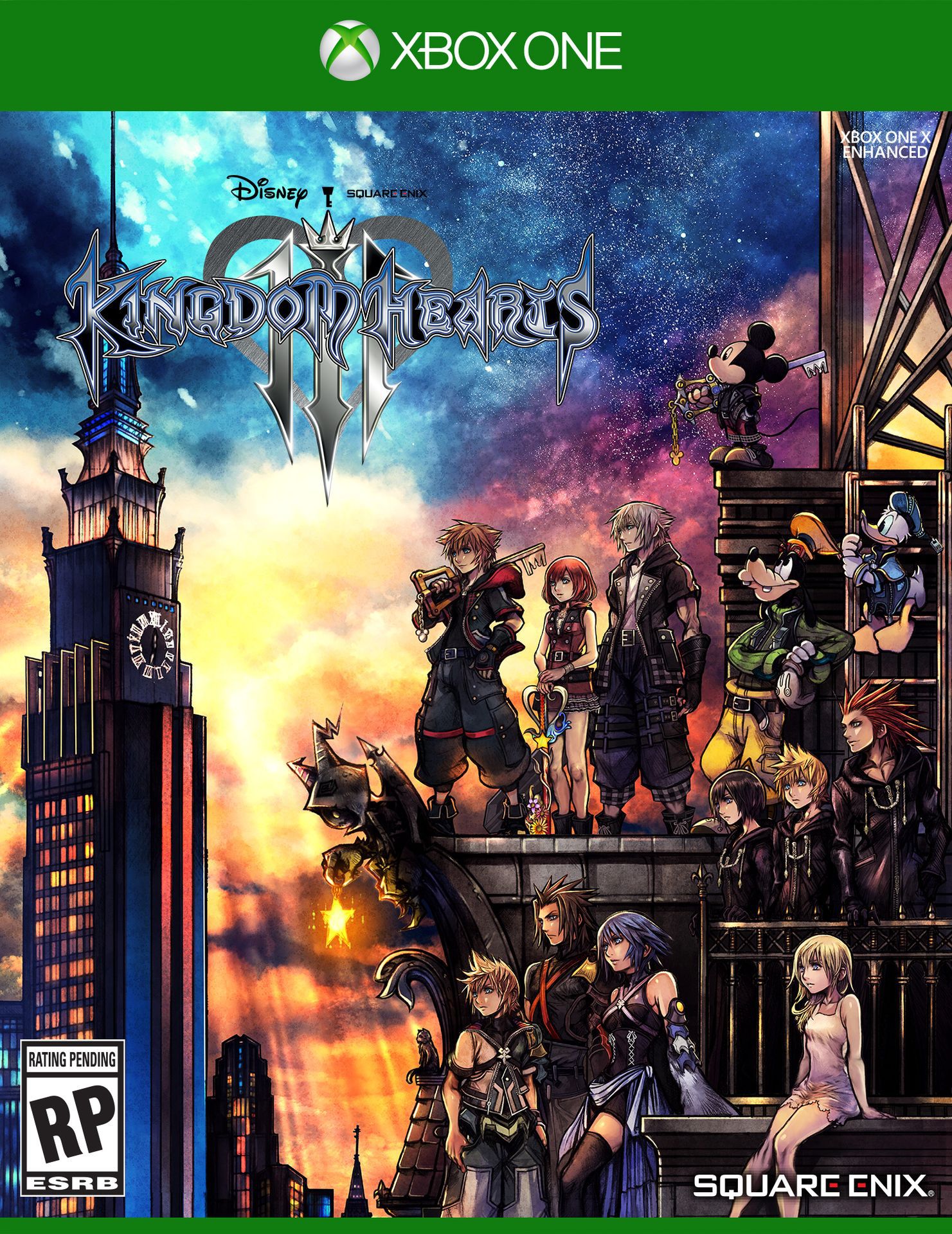 jaquette reduite de Kingdom Hearts III sur Xbox One
