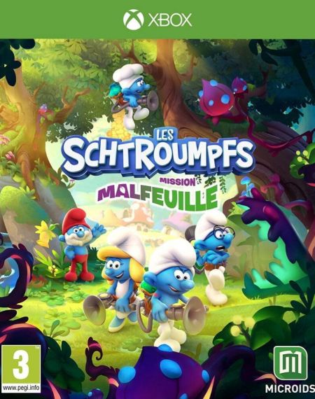 jaquette de Les Schtroumpfs: Mission Malfeuille sur Xbox One
