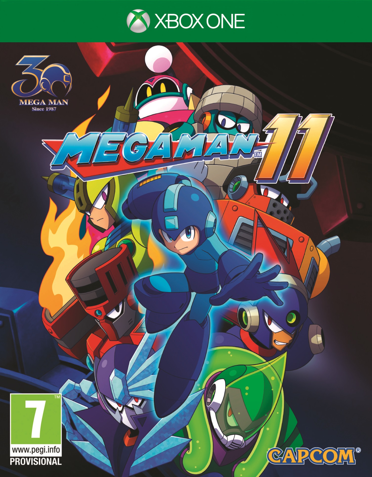 jaquette reduite de Mega Man 11 sur Xbox One