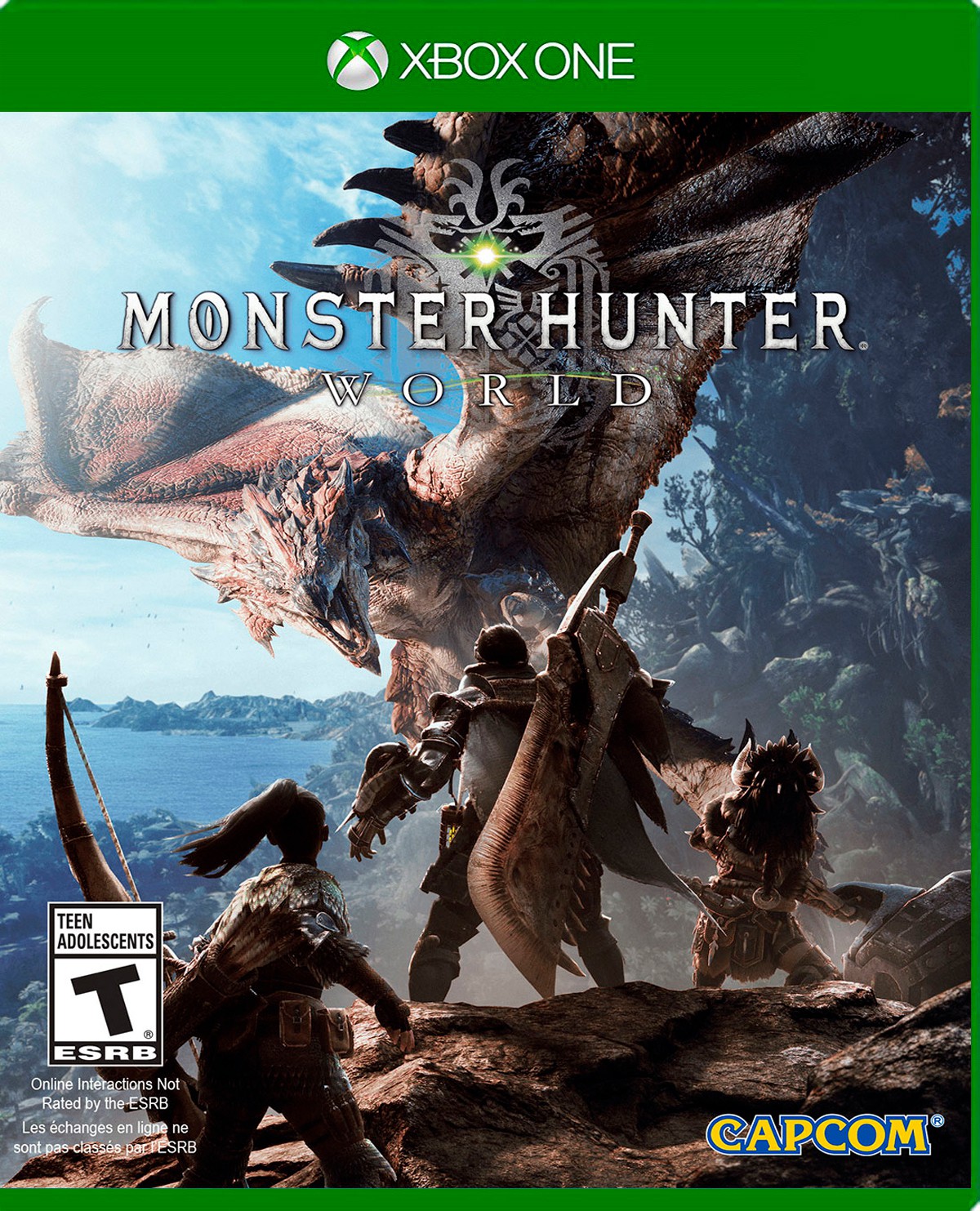 jaquette reduite de Monster Hunter World sur Xbox One