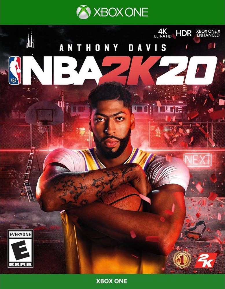 jaquette reduite de NBA 2K20 sur Xbox One