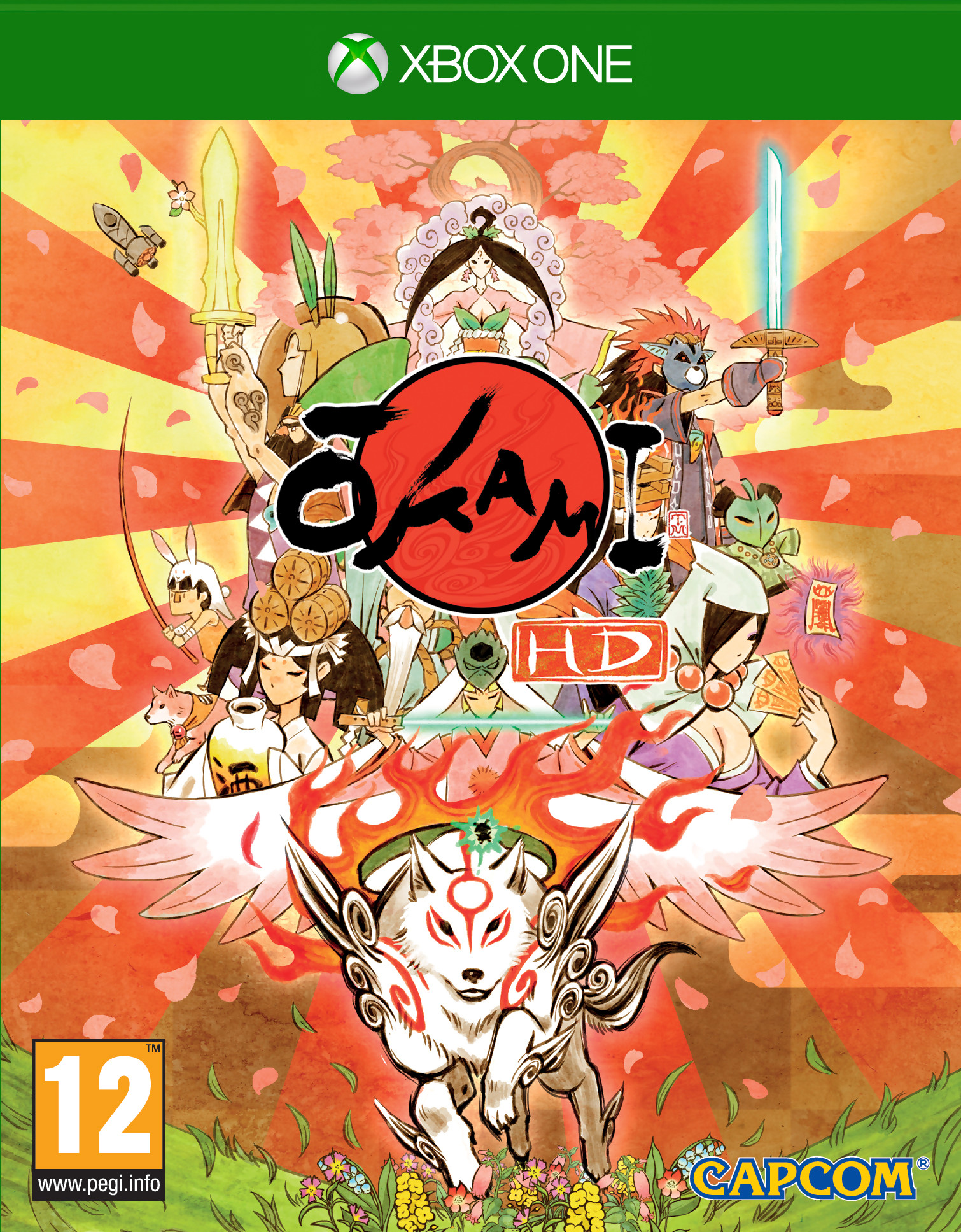 jaquette reduite de Okami HD sur Xbox One