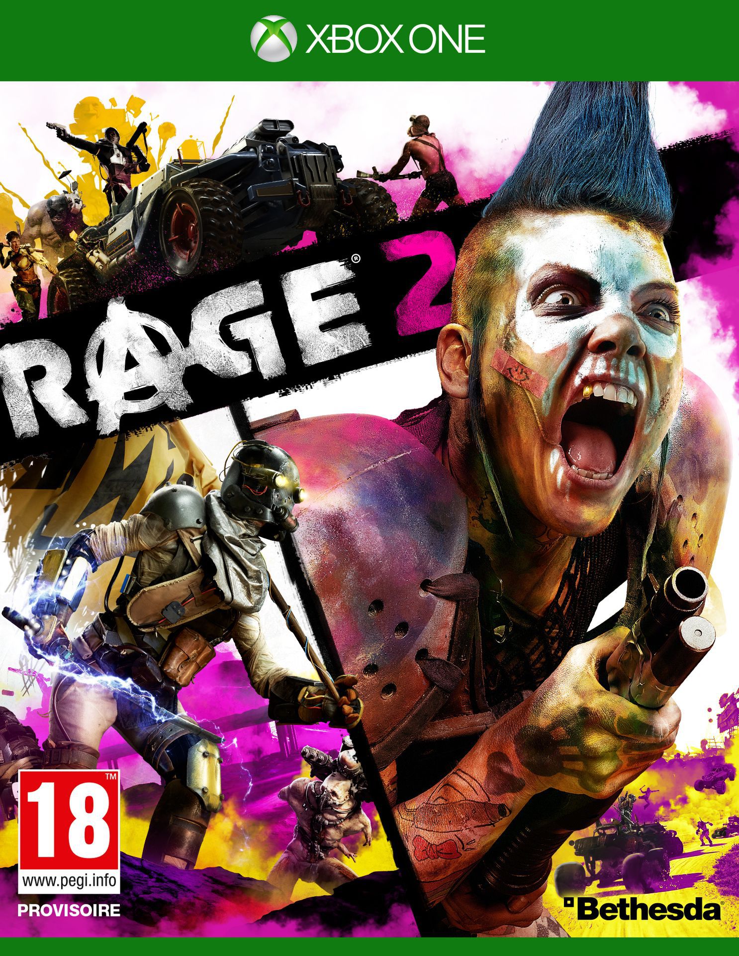 jaquette reduite de RAGE 2 sur Xbox One