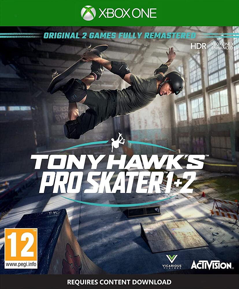 jaquette de Tony Hawk's Pro Skater 1 + 2 sur Xbox One