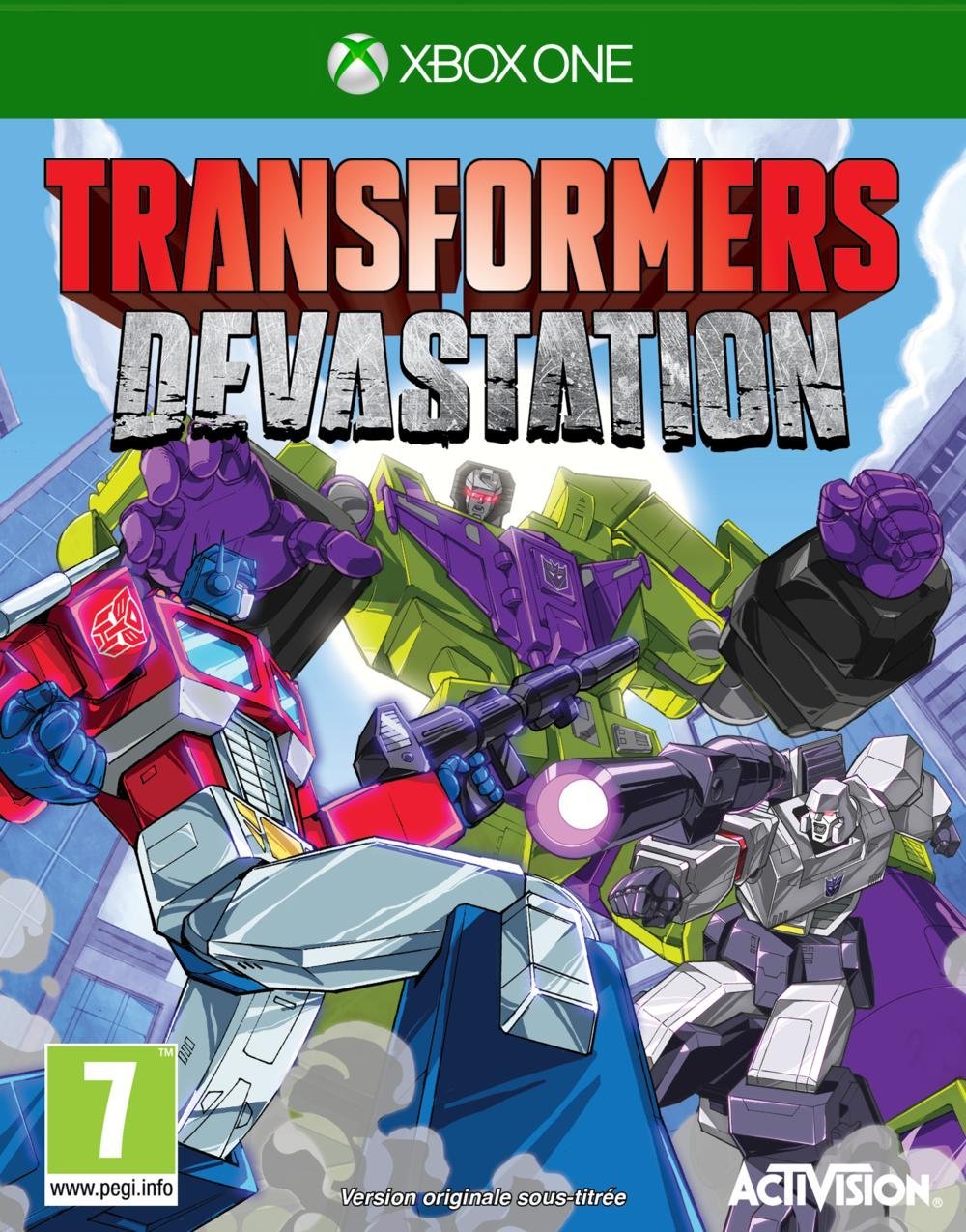 jaquette de Transformers: Devastation sur Xbox One