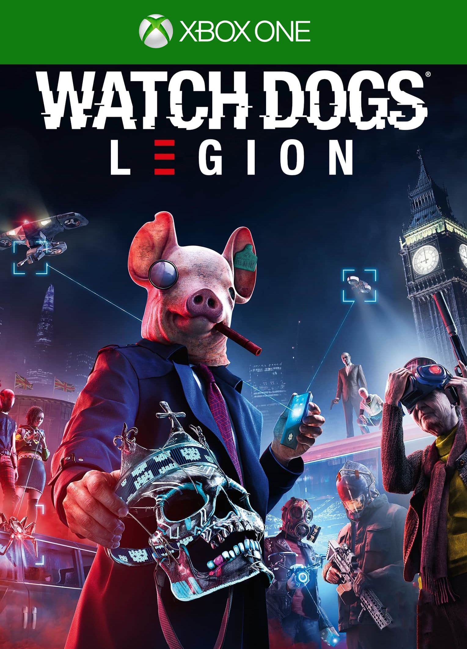 jaquette reduite de Watch Dogs Legion sur Xbox One