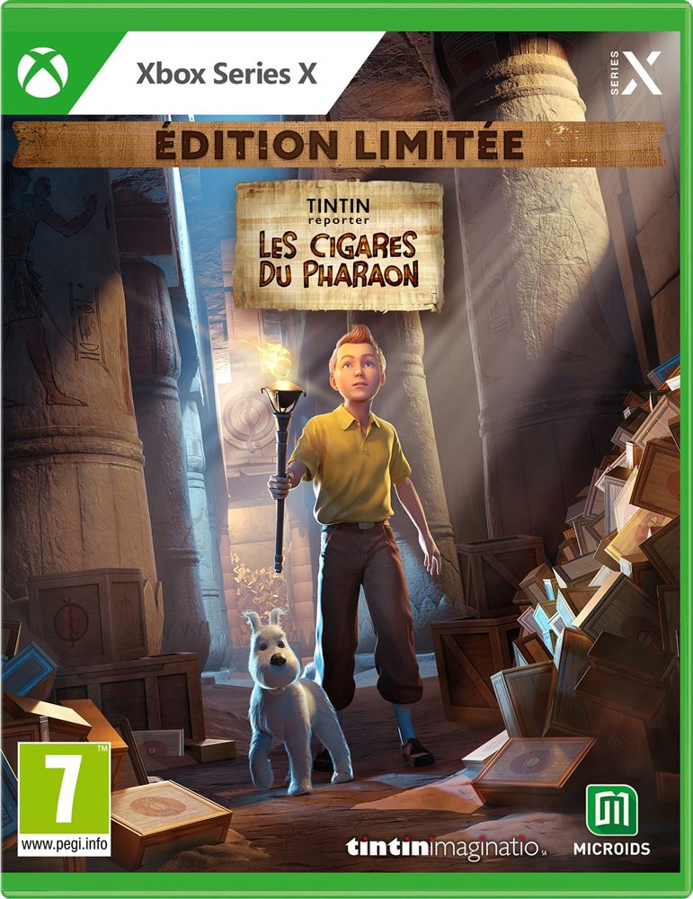 jaquette de Tintin Reporter: Les Cigares du Pharaon sur Xbox Series