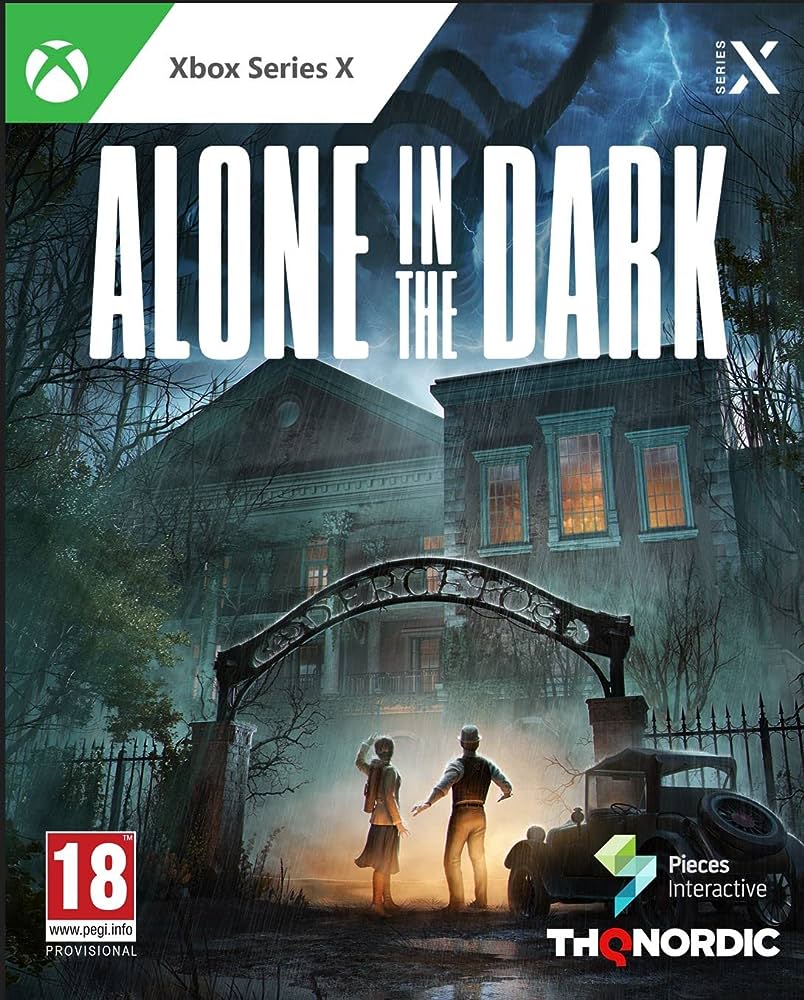 jaquette reduite de Alone in the Dark sur Xbox Series